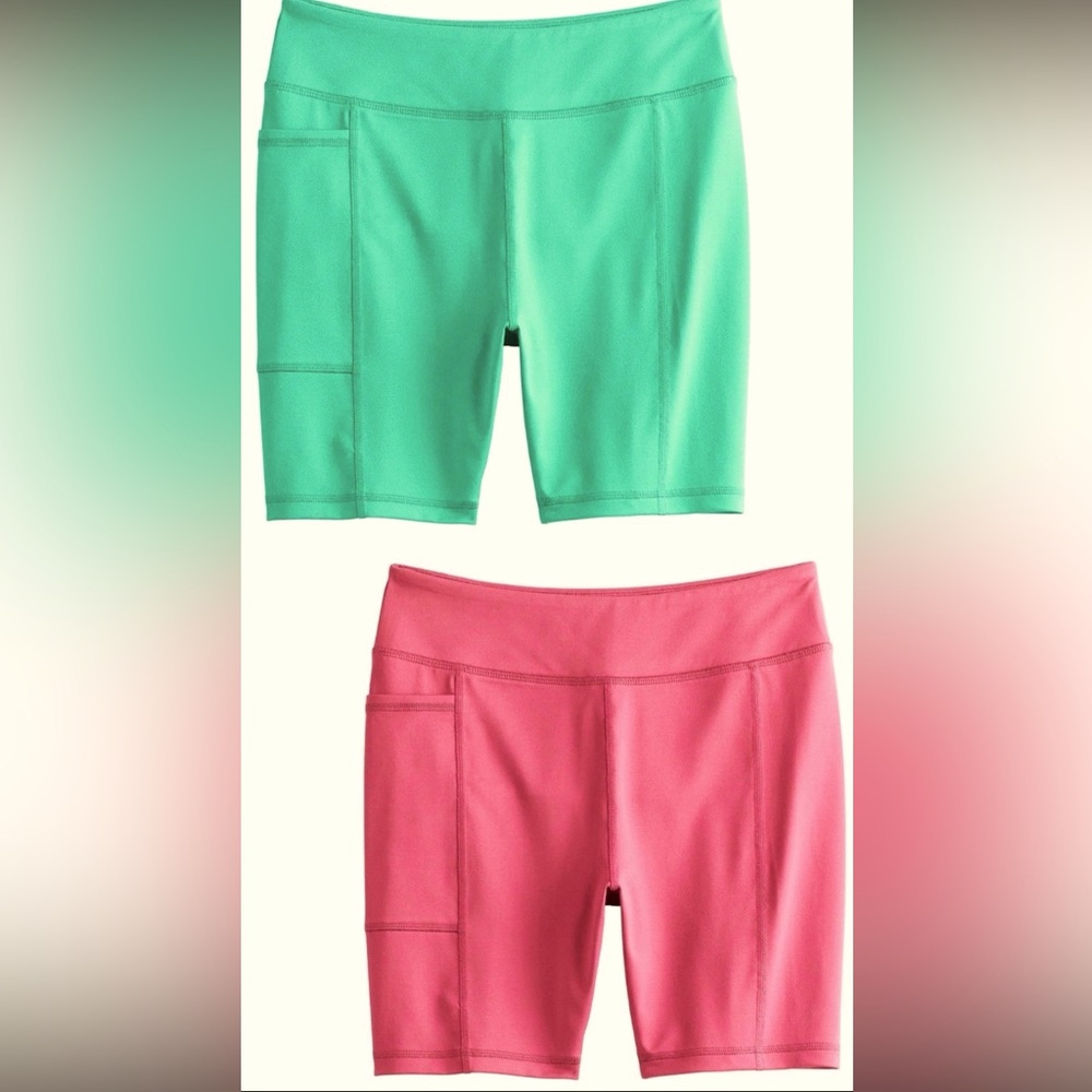Girls Tek Gear biker shorts size 14/16 XL